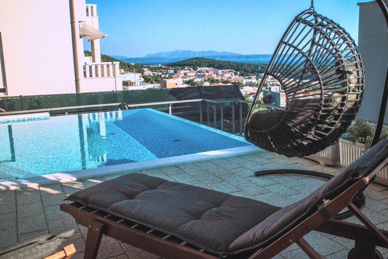 Apartment With Private Pool "Patricia" Makarska Exterior foto